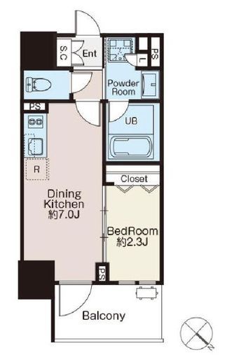 クラシアム文京白山　503号室　間取り