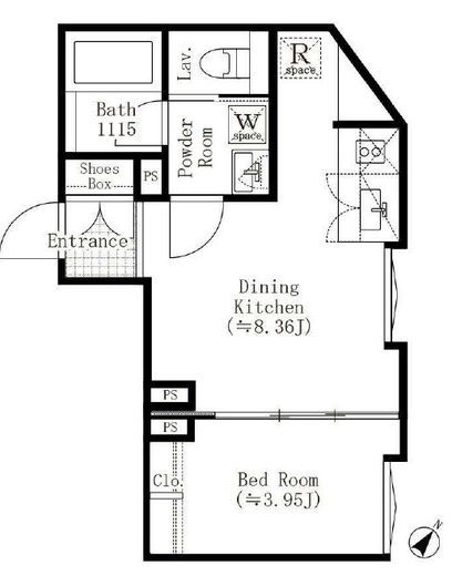 EDIT西池袋　103号室　間取り