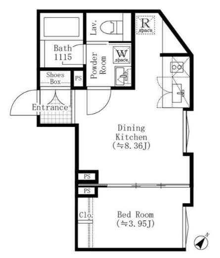 EDIT西池袋　403号室　間取り
