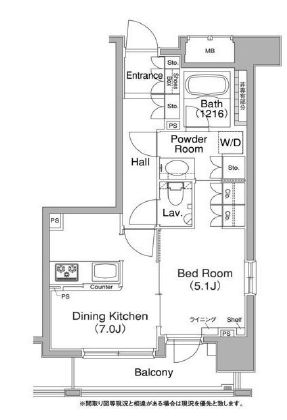 コンフォリア西早稲田　701号室　間取り