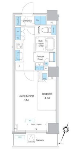 プレディアコート板橋　504号室　間取り