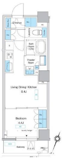 プレディアコート板橋　804号室　間取り
