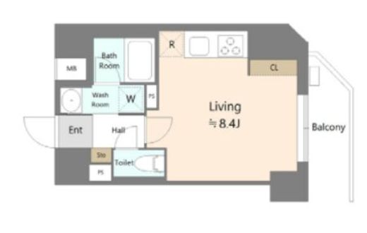 Alivis本郷三丁目　401号室　間取り