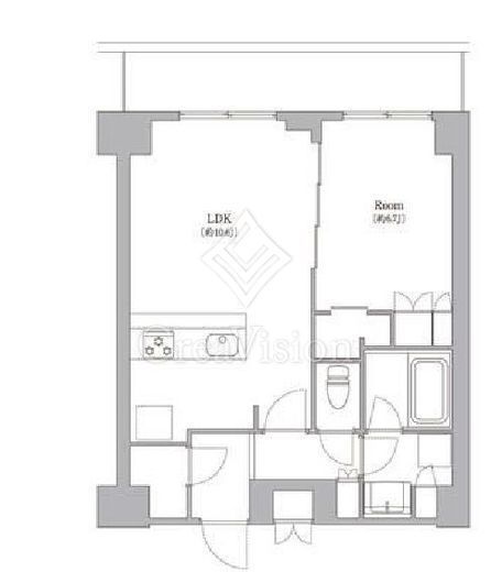 オアーゼ日暮里レジデンス　802号室　間取り