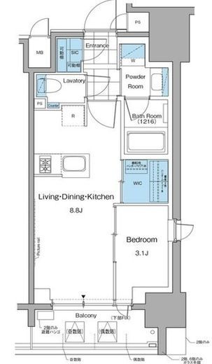 ルフォンプログレ本郷三丁目　303号室　間取り