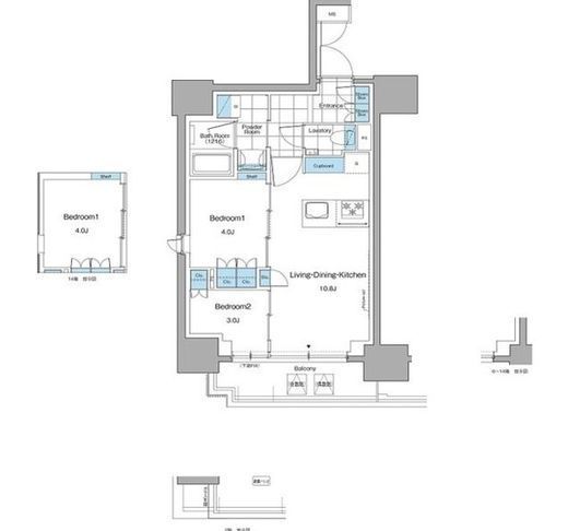 ルフォンプログレ本郷三丁目　601号室　間取り