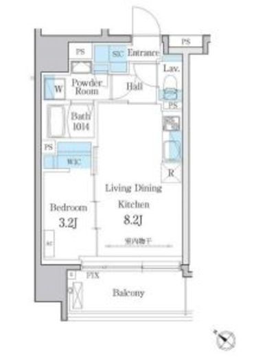 デュオメゾン文京白山　401号室　間取り