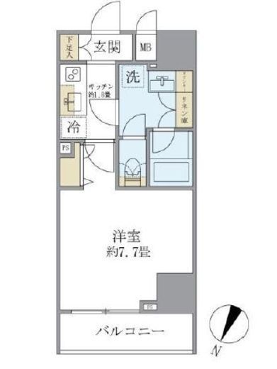 エレミ本蓮沼　203号室　間取り