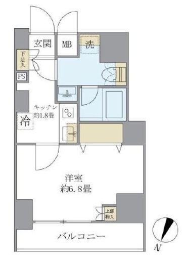 エレミ本蓮沼　301号室　間取り