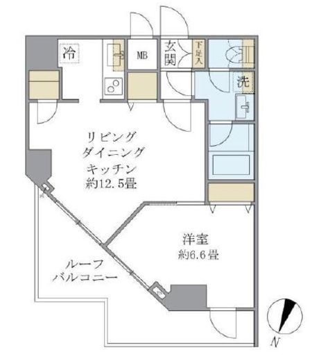 エレミ本蓮沼　308号室　間取り