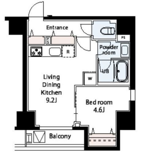 Dear WAN Court 王子飛鳥山　602号室　間取り