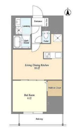 スコレサイト池袋　1302号室　間取り