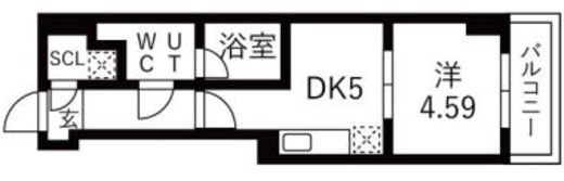 TRADIS大塚　203号室　間取り
