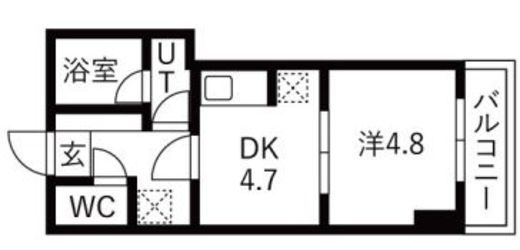 TRADIS大塚　602号室　間取り