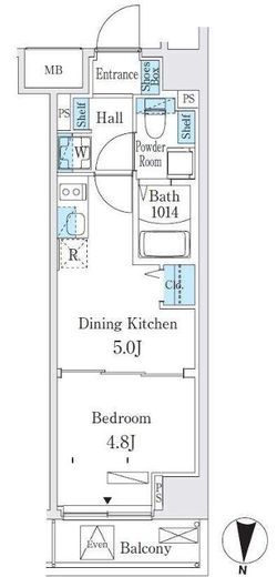 クラリティア板橋本町　302号室　間取り