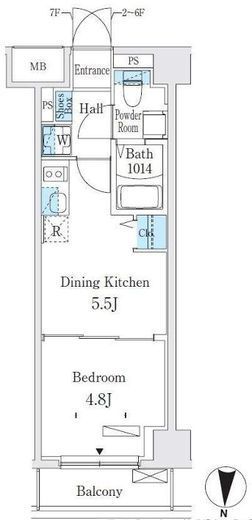 クラリティア板橋本町　404号室　間取り