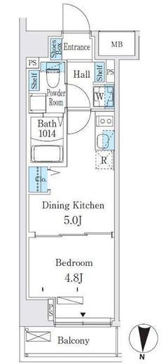 クラリティア板橋本町　605号室　間取り