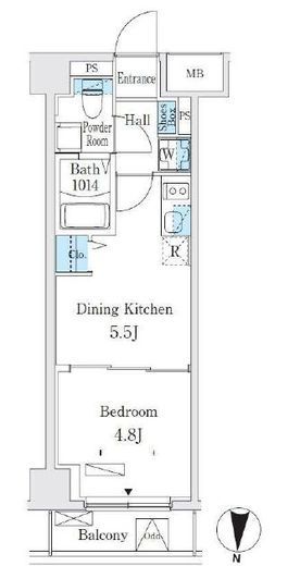 クラリティア板橋本町　503号室　間取り