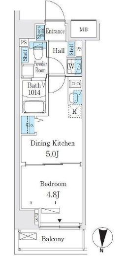 クラリティア板橋本町　505号室　間取り