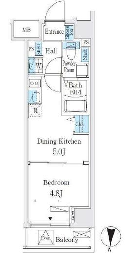 クラリティア板橋本町　701号室　間取り