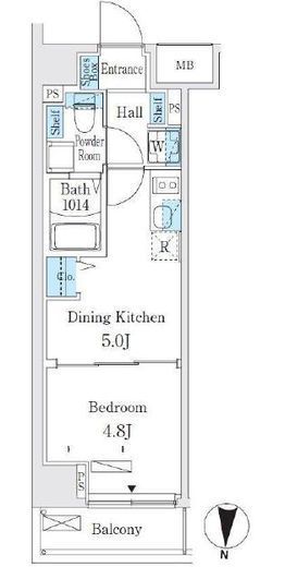 クラリティア板橋本町　704号室　間取り