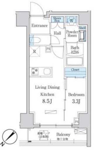 デュオフラッツ板橋大山　302号室　間取り