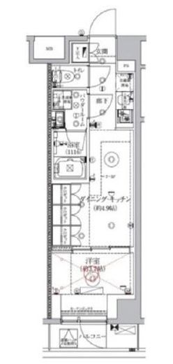 ジェノヴィア北池袋スカイガーデン　602号室　間取り