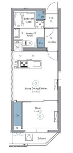 SYFORME NEXT IKEBUKURO WEST (シーフォルムネクスト池袋ウエスト)　205号室　間取り