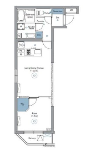 SYFORME NEXT IKEBUKURO WEST (シーフォルムネクスト池袋ウエスト)　303号室　間取り