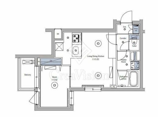 SYFORME NEXT IKEBUKURO WEST (シーフォルムネクスト池袋ウエスト)　304号室　間取り