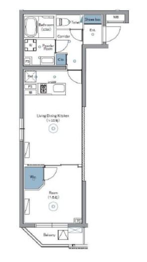 SYFORME NEXT IKEBUKURO WEST (シーフォルムネクスト池袋ウエスト)　304号室　間取り