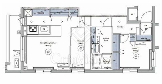 SYFORME NEXT IKEBUKURO WEST (シーフォルムネクスト池袋ウエスト)　405号室　間取り