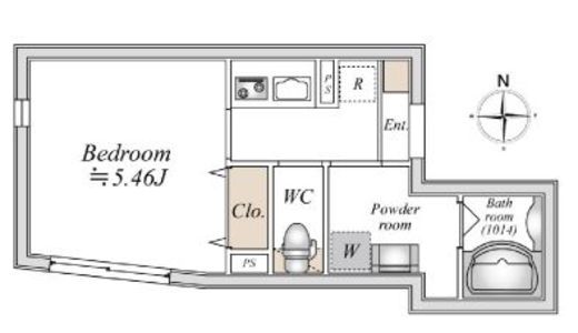 LiveFlat巣鴨 (ライブフラット巣鴨)　204号室　間取り