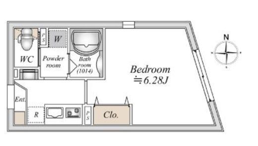 LiveFlat巣鴨 (ライブフラット巣鴨)　302号室　間取り