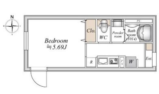 LiveFlat巣鴨 (ライブフラット巣鴨)　303号室　間取り