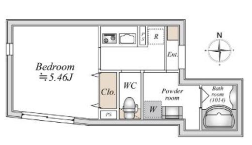 LiveFlat巣鴨 (ライブフラット巣鴨)　304号室　間取り