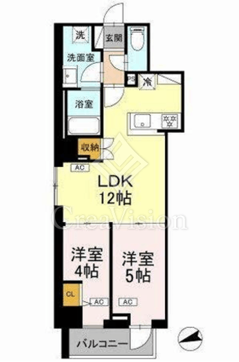 ロイジェント南池袋　401号室　間取り
