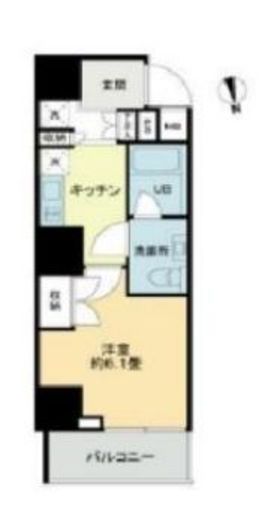 VIOR文京関口　1001号室　間取り