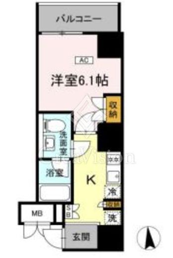 VIOR文京関口　401号室　間取り