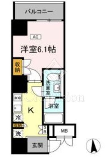 VIOR文京関口　502号室　間取り