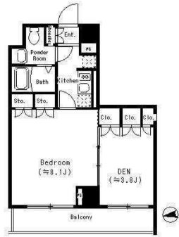 パークキューブ四谷三丁目　101号室　間取り
