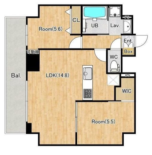 （仮称）エクスフォート西日暮里　1001号室　間取り