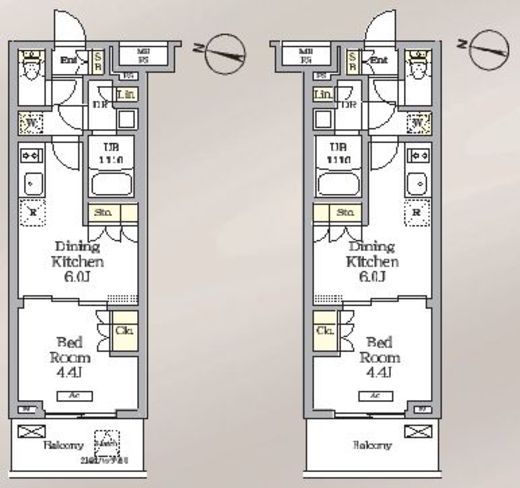 ミレーネ滝野川　216号室　間取り
