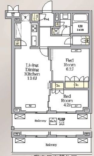 ミレーネ滝野川　305号室　間取り