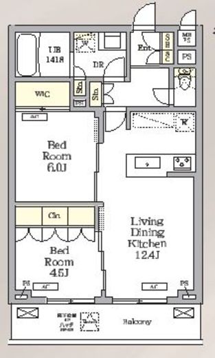 ミレーネ滝野川　311号室　間取り