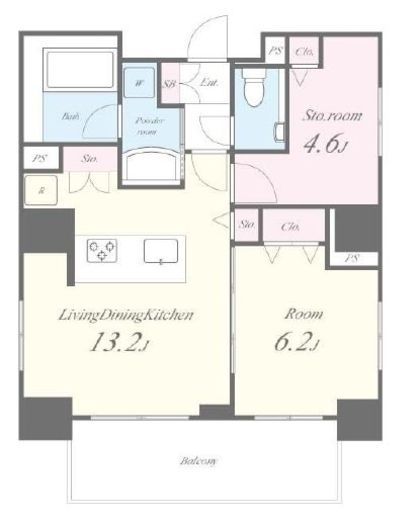 パークレジデンス原宿　201号室　間取り