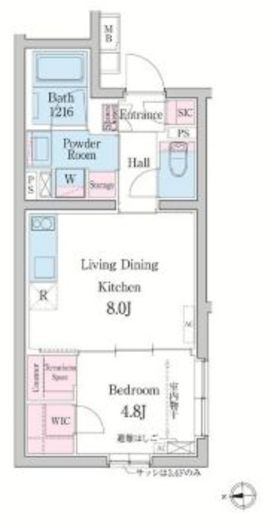 デュオメゾン渋谷　301号室　間取り
