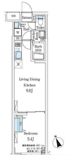 CREATIF駒澤大学前　403号室　間取り