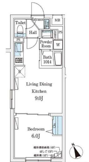 CREATIF駒澤大学前　405号室　間取り