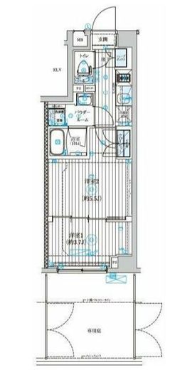 GENOVIA世田谷砧Ⅱ (ジェノヴィア世田谷砧Ⅱ)　105号室　間取り
